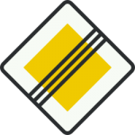information priority road end
