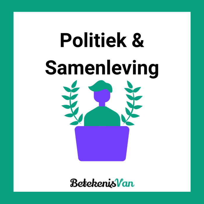 Politiek & Samenleving Betekenis van...