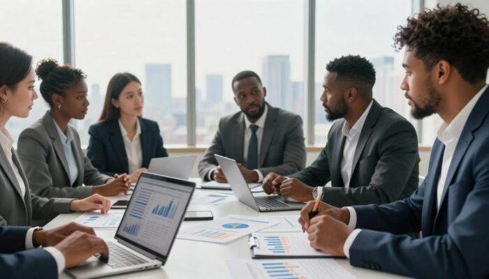 afromen financiële wereld